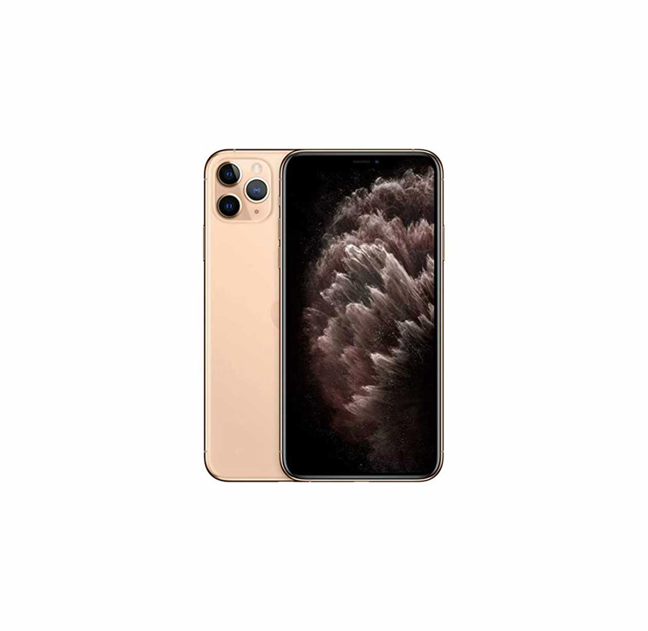 Smartphone, front and back view